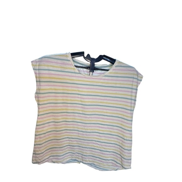 Boden Striped T-Shirt Short Sleeve Top Tee Casual Size m WT3 - Picture 1 of 5